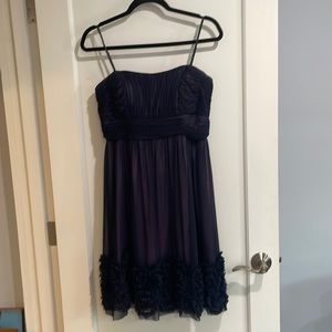 Flouncy dark purple party dress!